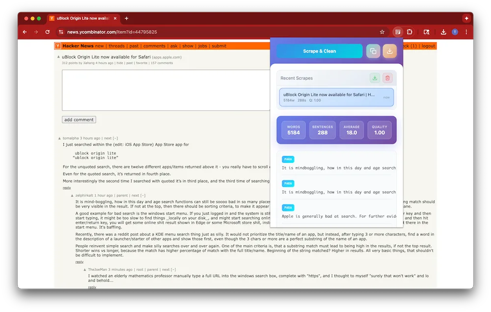Page Scraper